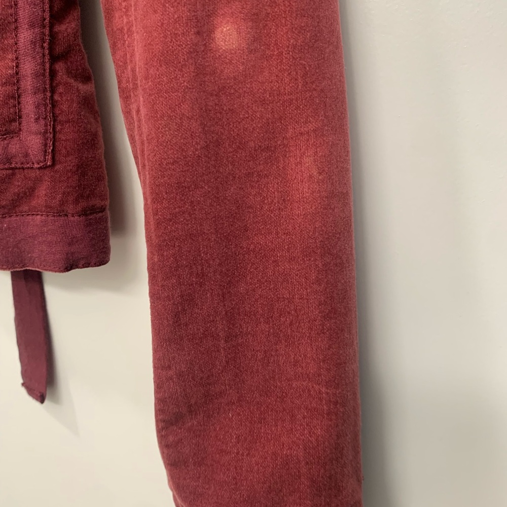 Free People Rich Burgundy Blazer - Picture 6 of 7